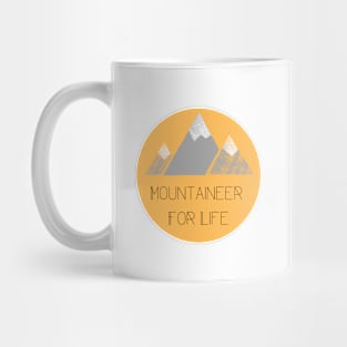 Mountaineer For Life Mug